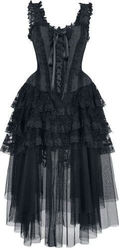 Gothicana by EMP Gotické korzetové šaty Šaty černá