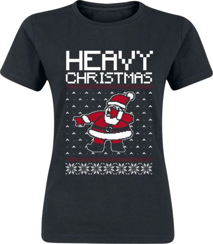 Sprüche Heavy Christmas Dámské tričko černá
