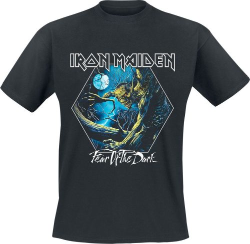 Iron Maiden FOTD Hexagon Tričko černá