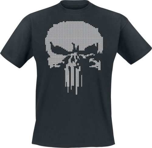 The Punisher Logo Skull Tričko černá
