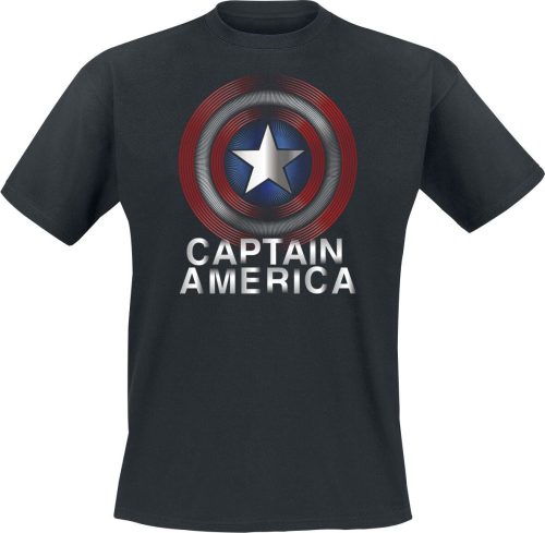 Captain America Captain America - Flash Logo Tričko černá