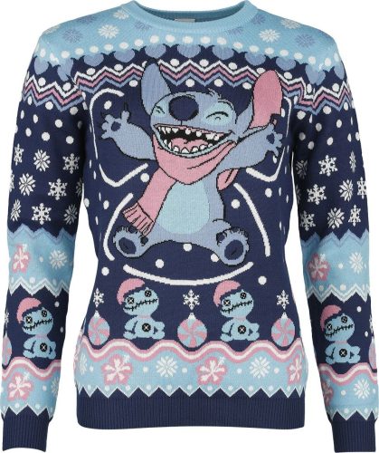 Lilo & Stitch Snow Angel Pletený svetr vícebarevný