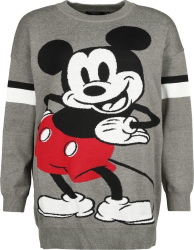 Mickey & Minnie Mouse Mickey Mouse Stance Pletený svetr šedá