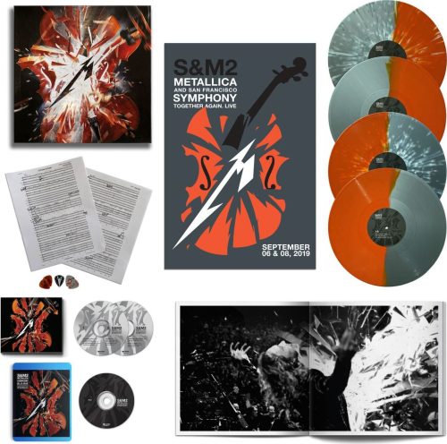 Metallica S & M 2 (Symphony Metallica) 4 LP & Blu-ray & 2 CD standard