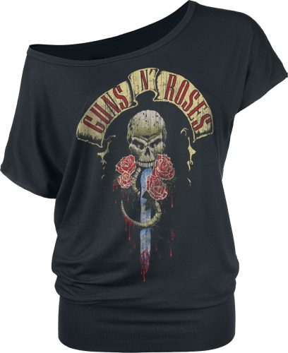Guns N' Roses Dripping Dagger Dámské tričko černá