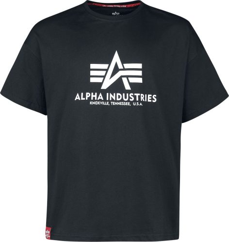 Alpha Industries Tričko BASIC OS HEAVY Tričko černá