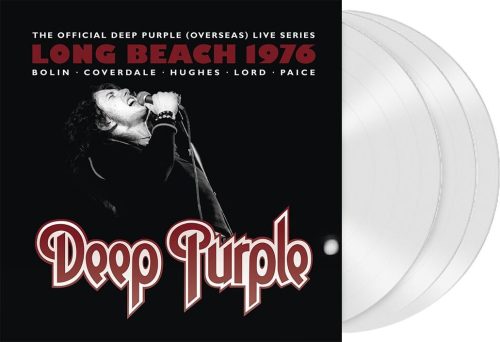 Deep Purple Long Beach 1976 3-LP bílá
