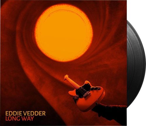 Eddie Vedder Long way 7 inch-SINGL černá