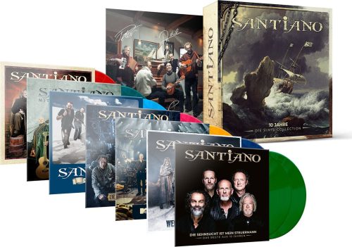Santiano 10 Jahre - Die Vinyl Collection 15-LP barevný