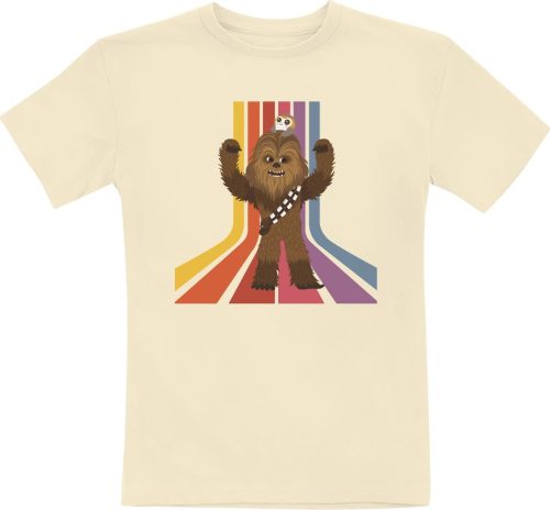 Star Wars Kids - Chewbacca - Rainbow detské tricko písková