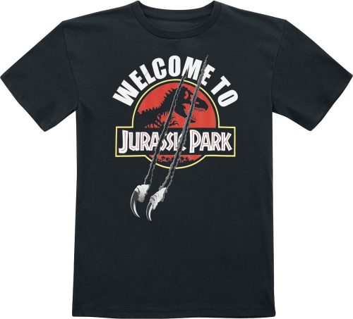 Jurassic Park Kids - Welcome To Jurassic Park detské tricko černá
