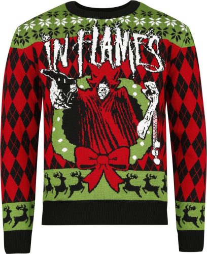 In Flames Holiday Sweater 2023 Pletený svetr vícebarevný