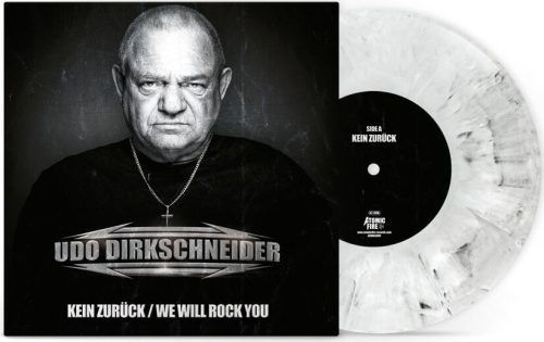 Udo Dirkschneider Kein zurück / We will rock you 7 inch-EP mramorovaná