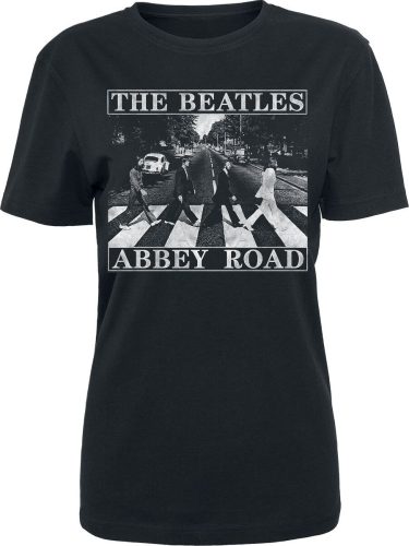 The Beatles Abbey Road Distressed Dámské tričko černá