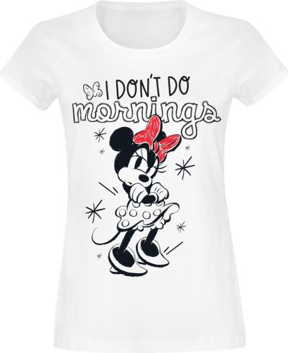Mickey & Minnie Mouse Minnie Mouse - Mondays Dámské tričko bílá