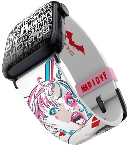 Harley Quinn Řemínek na smart hodinky MobyFox - Mad Love vyměněn náramek vícebarevný