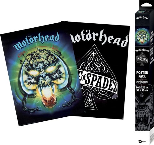 Motörhead Set 2 Chibi Poster - Overkill / Ace Of Spades plakát vícebarevný