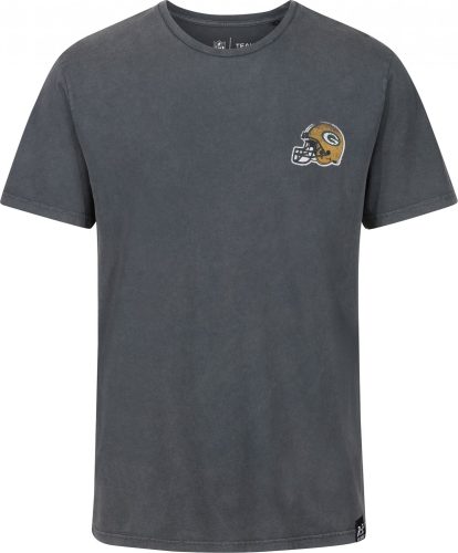 Recovered Clothing NFL Packers college - černé seprané Tričko vícebarevný