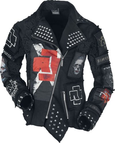 Rammstein Metal Patches Dámská bunda černá