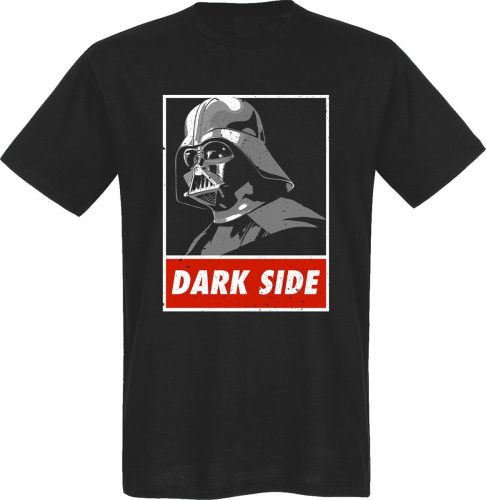 Star Wars Dark Side Alarm Tričko černá