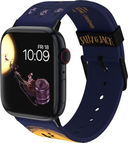 The Nightmare Before Christmas Řemínek na smart hodinky MobyFox - Sally and Jack misfit love vyměněn náramek vícebarevný