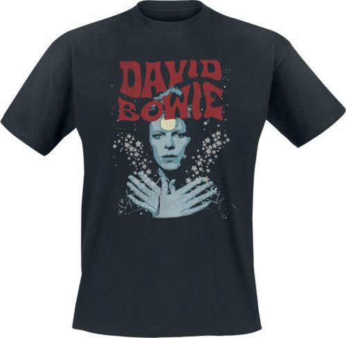David Bowie Star Dust Tričko černá