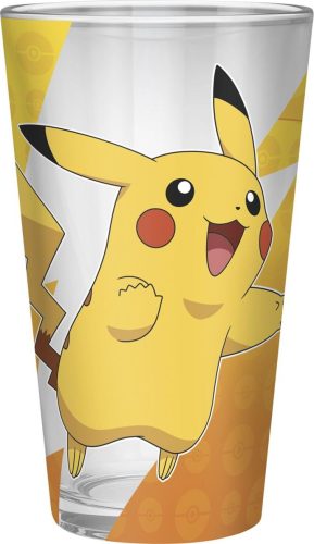 Pokémon Pikachu sklenicka transparentní