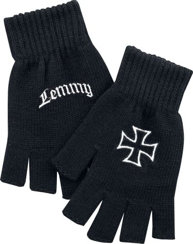 Motörhead Lemmy rukavice bez prstů černá