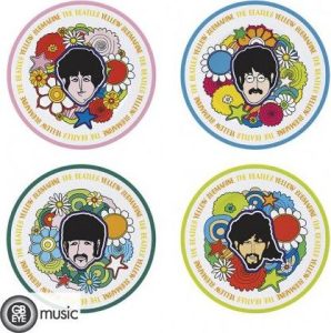 The Beatles Yellow Sub Flowers talíre standard