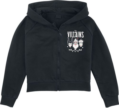 Disney Villains Kids - Evil Queens detská mikina s kapucí na zip černá