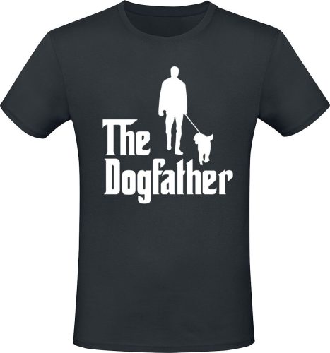 Tierisch The Dogfather Tričko černá
