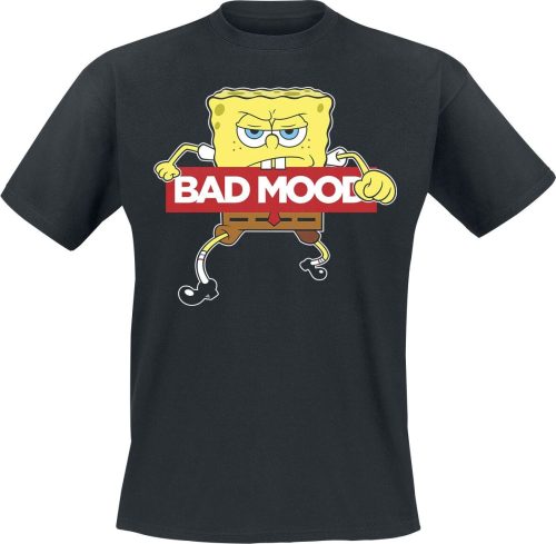 SpongeBob SquarePants Bad Mood Tričko černá