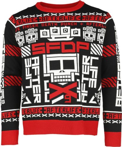 Five Finger Death Punch Holiday Sweater 2023 Pletený svetr vícebarevný