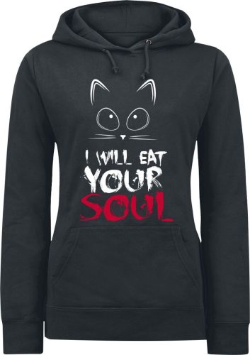 Tierisch I Will Eat Your Soul Dámská mikina s kapucí černá