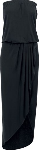 Urban Classics Ladies Viscose Bandeau Dress Šaty černá