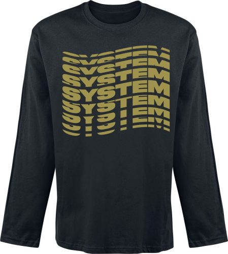 System Of A Down System Wave Tričko s dlouhým rukávem černá