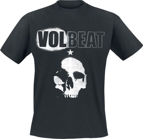 Volbeat Skull Tričko černá