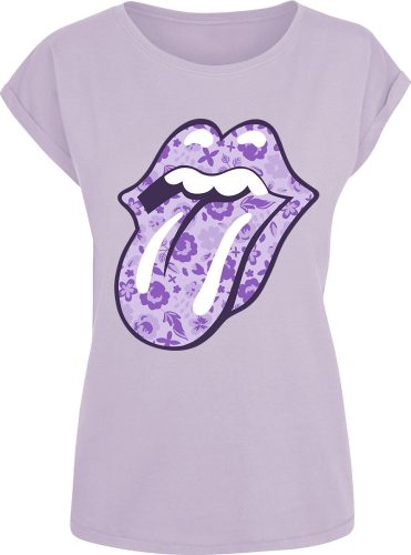 The Rolling Stones Floral Tongue Dámské tričko šeríková