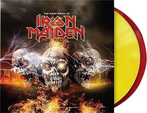 V.A. Many faces of Iron Maiden 2-LP žlutá/cervená
