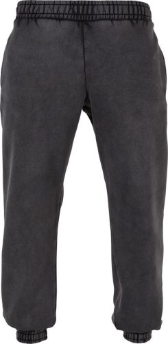 Urban Classics Sportovní kalhoty s opraným efektem Tepláky černá
