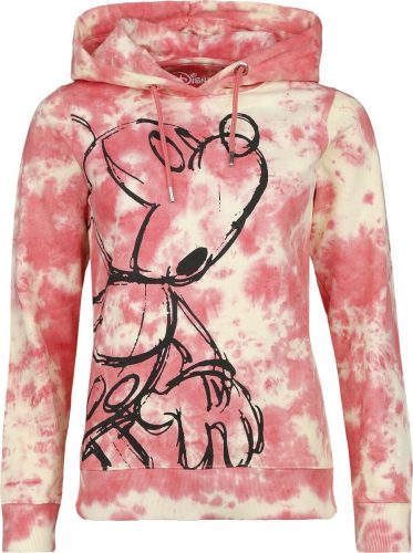 Mickey & Minnie Mouse Mickey Sketch Dámská mikina s kapucí růžová