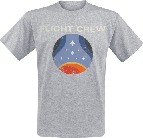 Starfield Flight Crew Tričko šedá