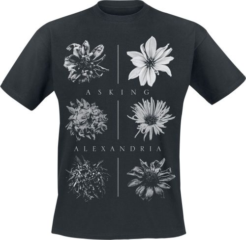 Asking Alexandria Wilted Flowers Tričko černá