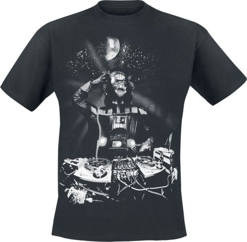 Star Wars DJ Vader Tričko černá