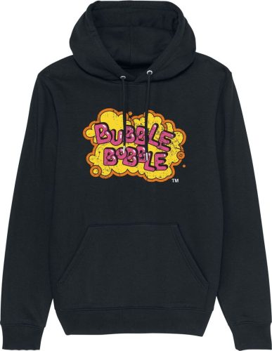 Bubble Bobble Logo Mikina s kapucí černá