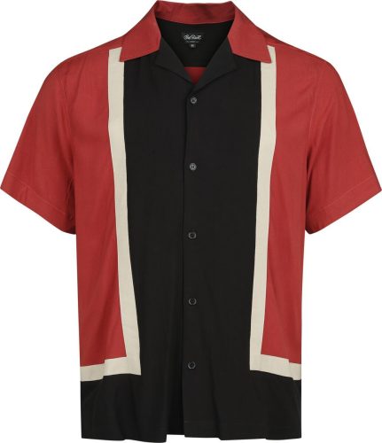 Chet Rock Bowlingová košile Walter Košile cervená/cerná