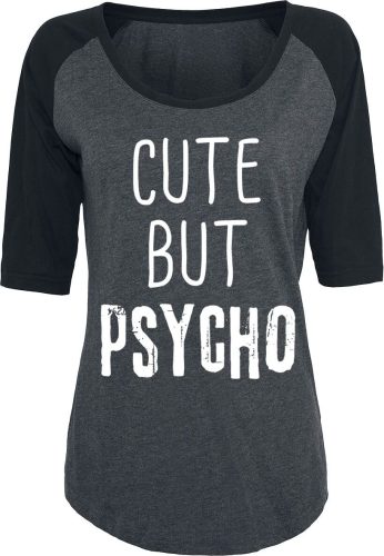Cute But Psycho Dámské tričko cerná/šedá