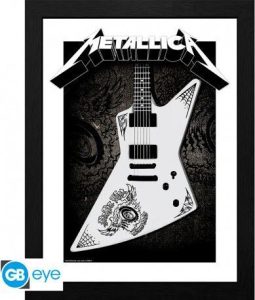 Metallica Papa Het Guitar Zarámovaný obraz standard