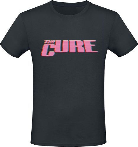The Cure Pink Logo Tričko černá