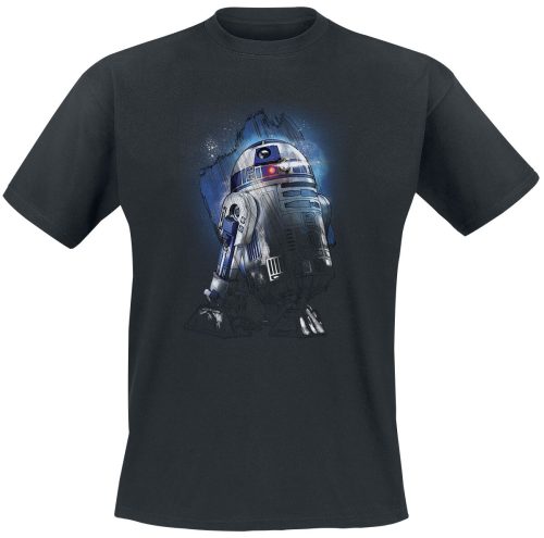 Star Wars R2-D2 - Partial Painting Tričko černá